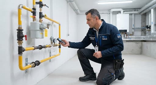 Kağıthane'de doğalgaz bağlantısı ve sızdırmazlık kontrolü